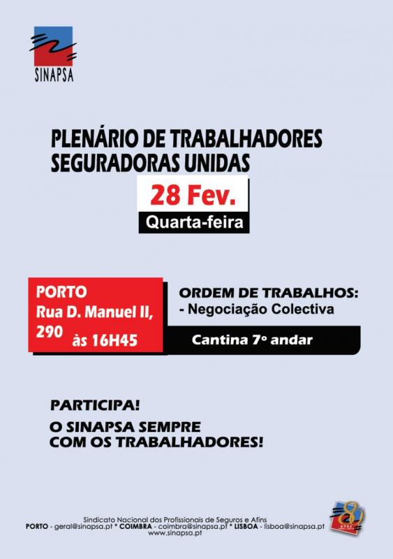 Plenário de Trabalhadores no Porto